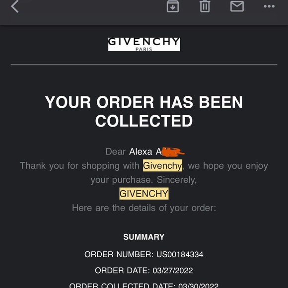 Crop GIVENCHY Long Sleeve AUTHENTIC - Picture 5 of 12